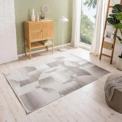 Moderne Teppiche-Designteppich Fantasy 200 x 290 cm Grey