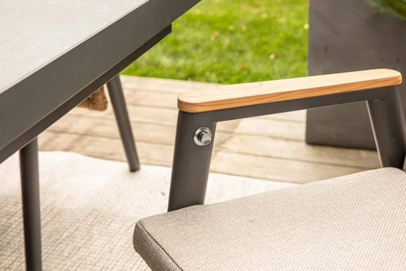 Gartenstühle|Gartensessel-Dining Sessel Salines Natur / Beige