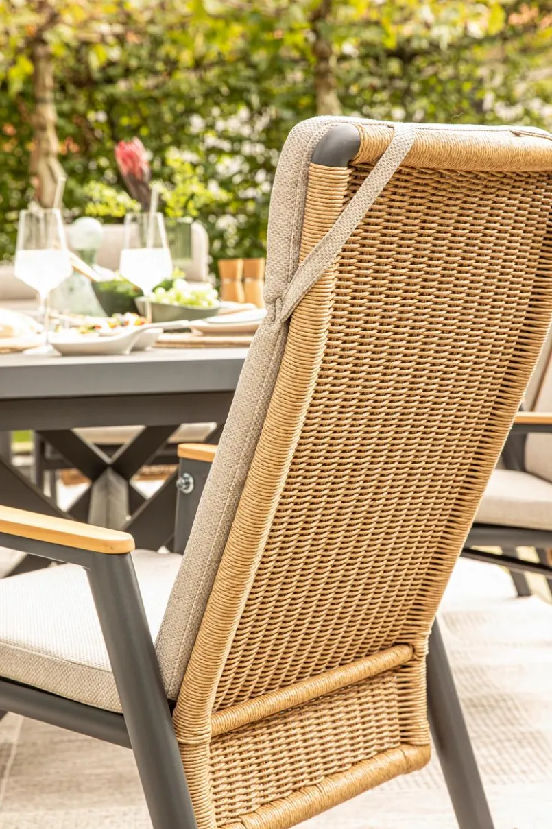 Gartenstühle|Gartensessel-Dining Sessel Salines Natur / Beige