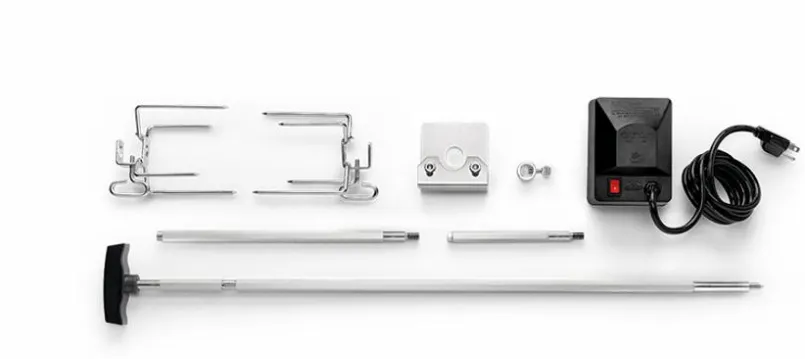Napoleon Grills & Grillzubehör|Napoleon Drehspieß Heavy Duty Set Rogue Silber