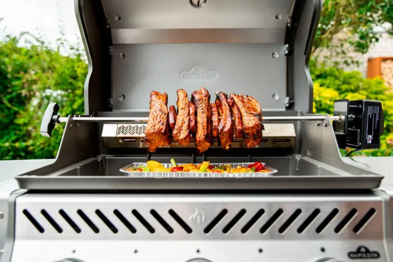 Napoleon Grills & Grillzubehör|Napoleon Drehspieß Heavy Duty Set Rogue Silber