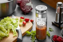 Vorratsdosen|GEFU Dressingshaker Mix 350 ml Silber