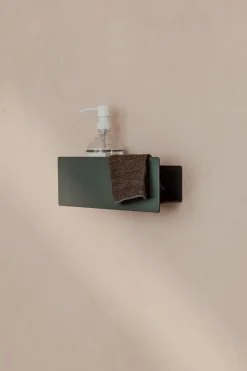 Badzubehör|Metallbude Duschablage Shea 30 - ohne Bohren Green