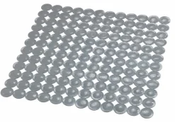 Badteppiche|WENKO Duscheinlage Belem 54 x 54 cm Grau