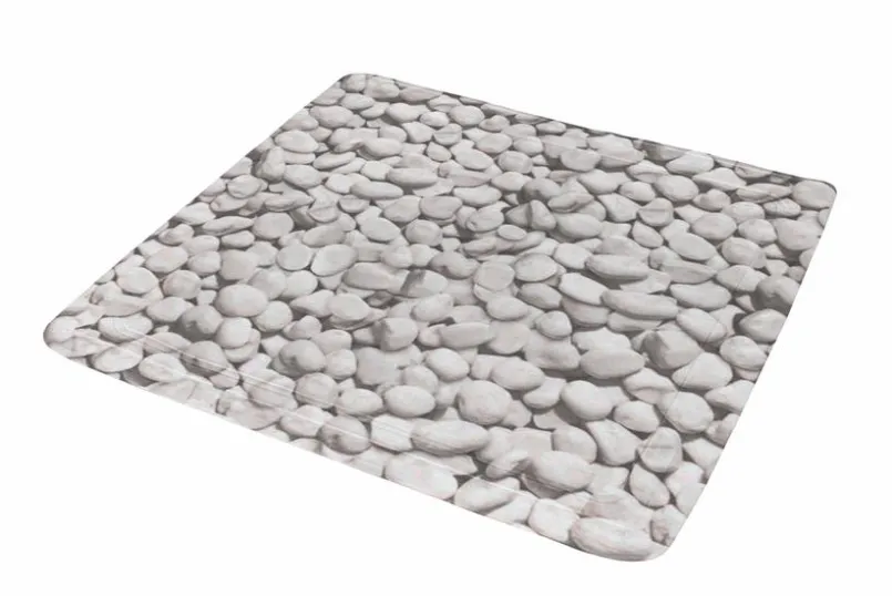 Kleine Wolke Badteppiche|Badteppiche-Duscheinlage Stepstone 55 x 55 cm Grau