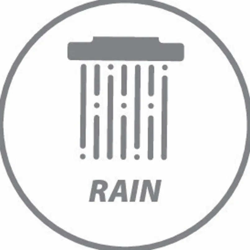 WENKO Badzubehör-Duschkopf Watersaving Silber