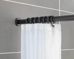 SCHÖNER WOHNEN-Kollektion Duschvorhänge-Duschstange Obleon Schwarz
