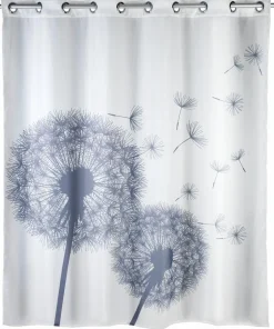 WENKO Duschvorhänge-Duschvorhang Astera 180 x 200 cm Weiß