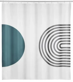 Duschvorhänge|SCHÖNER WOHNEN-Kollektion Duschvorhang Orfa 180 x 200 cm Weiß