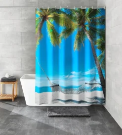 Duschvorhänge|Kleine Wolke Duschvorhang Bahamas 180 x 200 cm Bunt