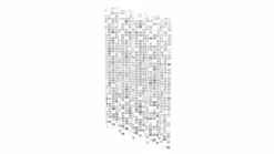 Duschvorhang Mosaik 180 x 200 cm<