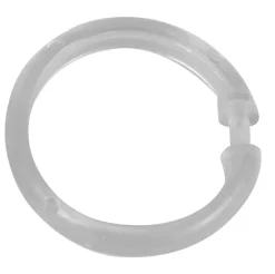 SCHÖNER WOHNEN-Kollektion Duschvorhänge-Duschvorhangringe 6 x 16,5 cm Transparent