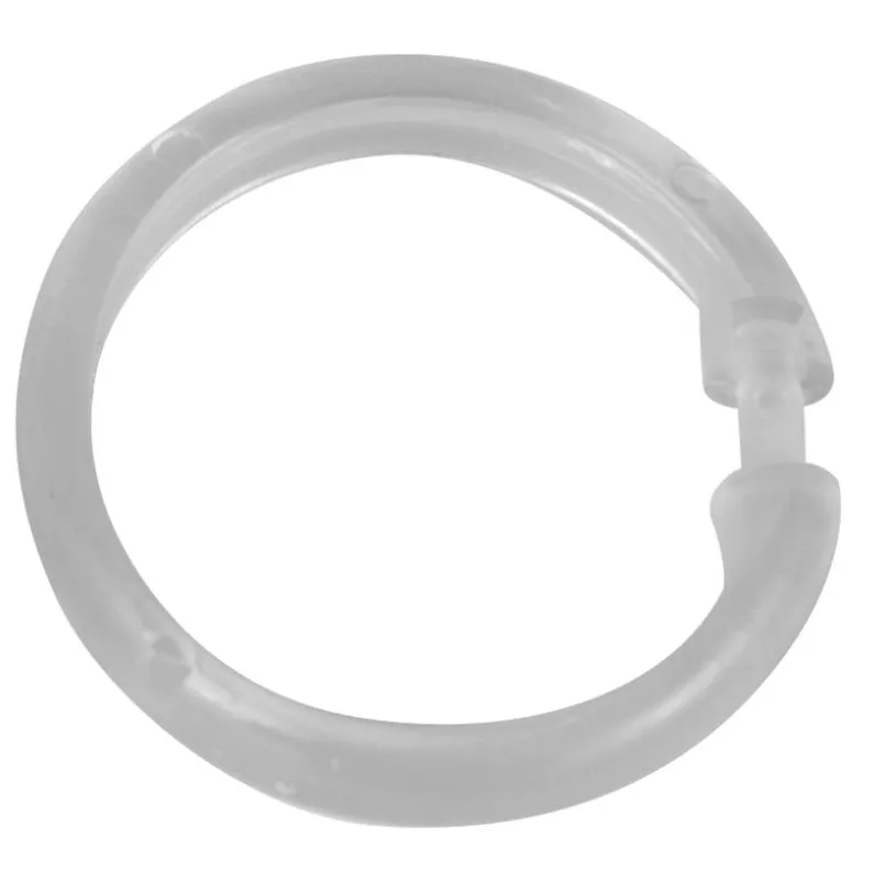 SCHÖNER WOHNEN-Kollektion Duschvorhänge-Duschvorhangringe 6 x 16,5 cm Transparent