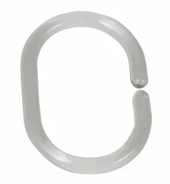 Duschvorhänge|SCHÖNER WOHNEN-Kollektion Duschvorhangringe 4,2 x 18,5 cm Transparent