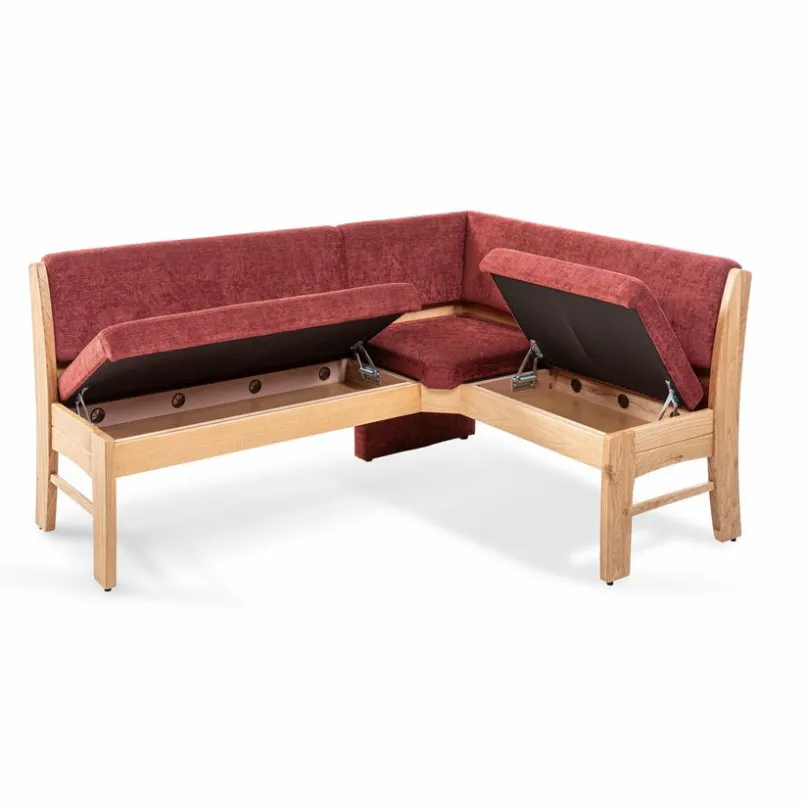 Sitzbänke|Komfort & Wohnen Eckbank Toledo Bordeaux