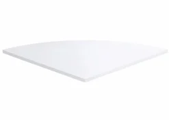 Schreibtische|Büromöbel-Serien|FMD Eckplatte Calvia, 80 x 80 cm Weiß