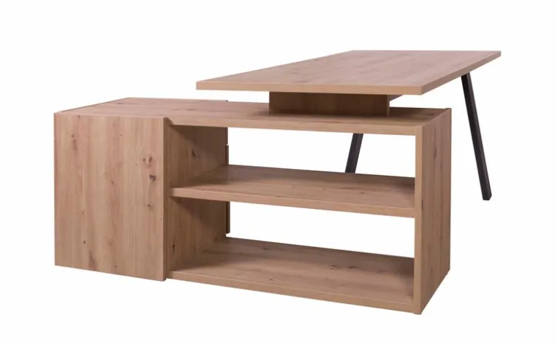 Composad Schreibtische-Eckschreibtisch Davinci Eiche