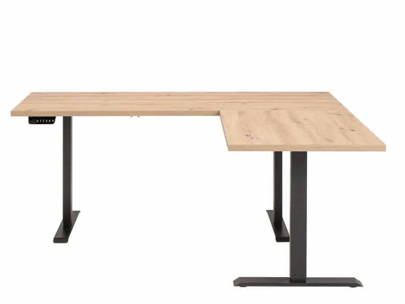 Schreibtische|Composad Eckschreibtisch elektrisch Energia Artisan-Eiche / Anthrazit