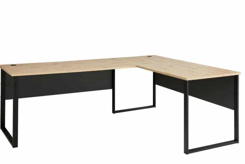 Schreibtische|Innostyle Eckschreibtisch Memphis Eiche Artisan