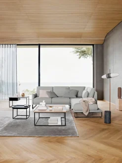 Rolf Benz Sofas & Couches-Ecksofa 009 Cara Grau