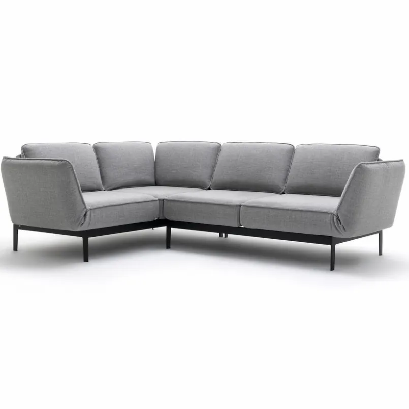 Rolf Benz Sofas & Couches-Ecksofa 386 Mera Grau