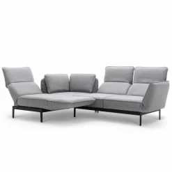 Rolf Benz Sofas & Couches-Ecksofa 386 Mera Grau