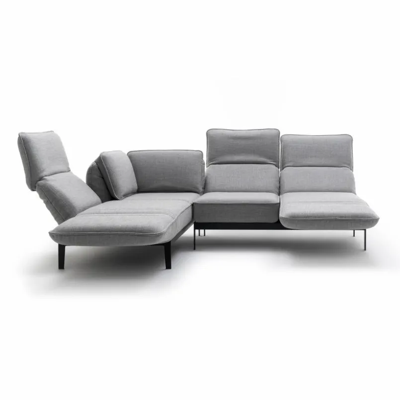 Rolf Benz Sofas & Couches-Ecksofa 386 Mera Grau
