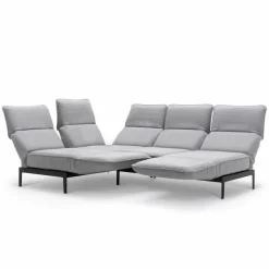 Rolf Benz Sofas & Couches-Ecksofa 386 Mera Grau
