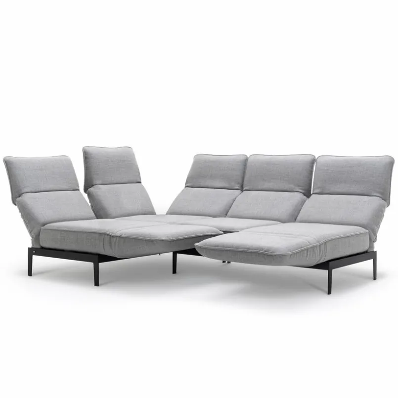 Rolf Benz Sofas & Couches-Ecksofa 386 Mera Grau