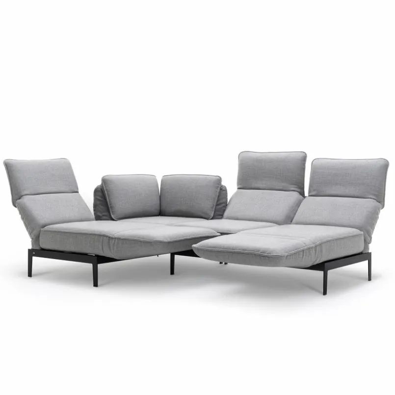 Rolf Benz Sofas & Couches-Ecksofa 386 Mera Grau