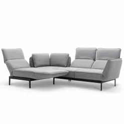 Rolf Benz Sofas & Couches-Ecksofa 386 Mera Grau