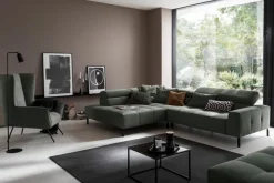 Sormani Sofas & Couches-Ecksofa Pisa Olive