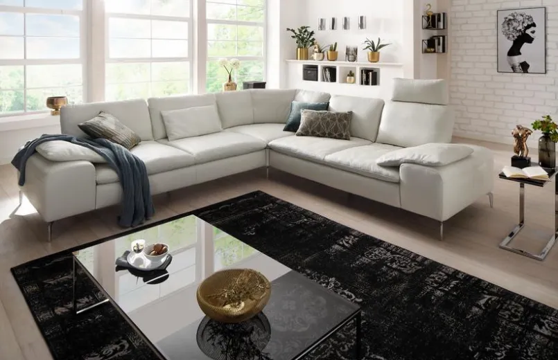 Willi Schillig Sofas & Couches-Ecksofa 16540 valentinoo Weiß