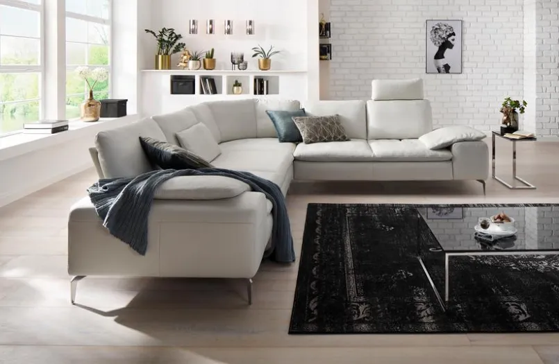 Willi Schillig Sofas & Couches-Ecksofa 16540 valentinoo Weiß