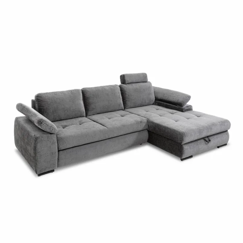 Schlafsofas|Schlafsofas|filippo Ecksofa Bronko Dunkelgrau