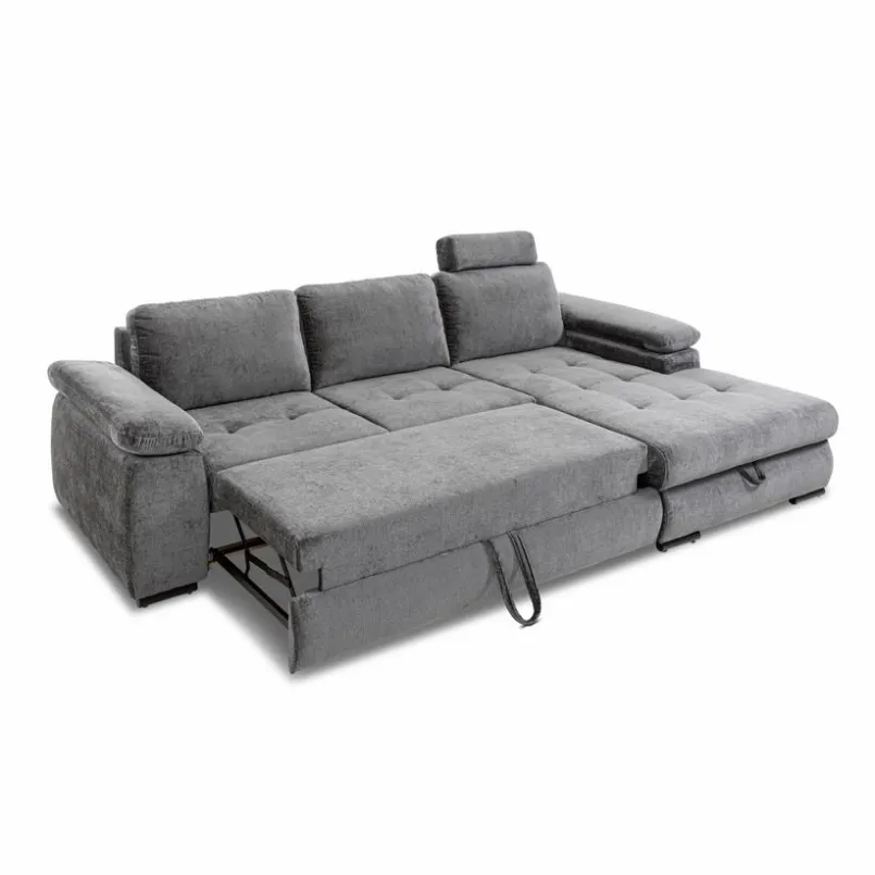 Schlafsofas|Schlafsofas|filippo Ecksofa Bronko Dunkelgrau
