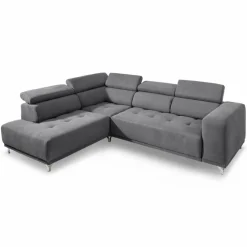 SOMETA Sofas & Couches-Ecksofa Cancun Mittelgrau