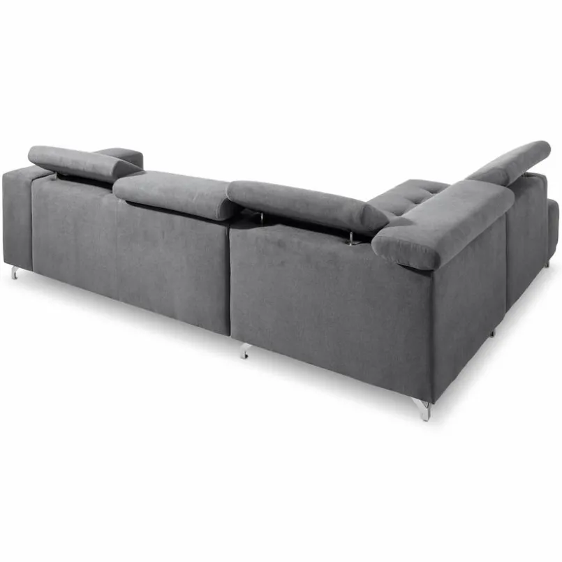 SOMETA Sofas & Couches-Ecksofa Cancun Mittelgrau