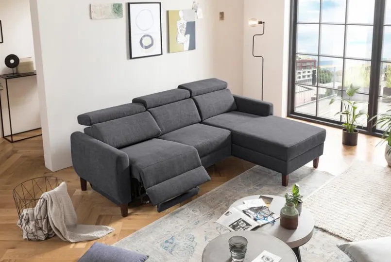 Sofas & Couches|Exxpo by Gala Ecksofa Casino Dark Grey
