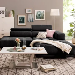 SOMETA Sofas & Couches-Ecksofa Cocoon Schwarz