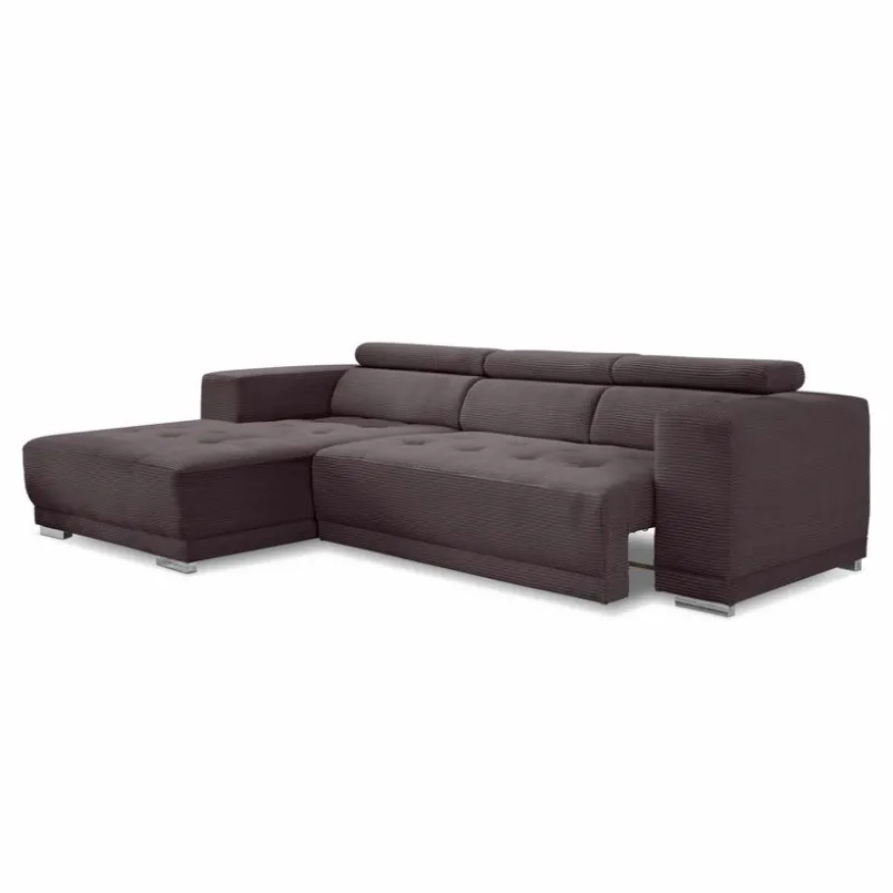 SOMETA Sofas & Couches-Ecksofa Cocoon Cord Braun