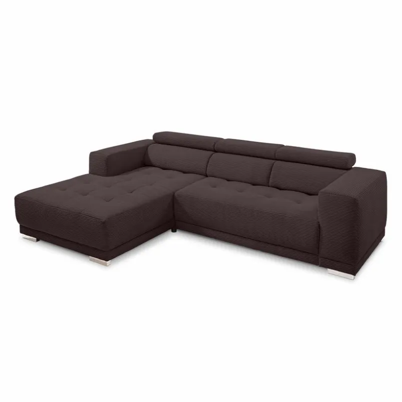 SOMETA Sofas & Couches-Ecksofa Cocoon Cord Braun