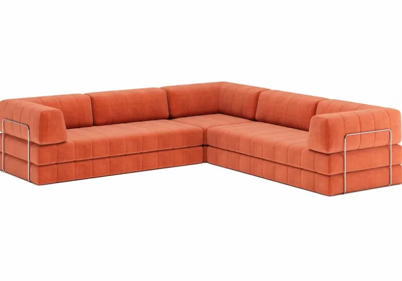 INNOVATION LIVING Schlafsofas|Schlafsofas-Ecksofa Corner CozyPad Rust Orange