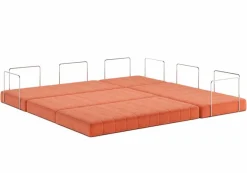 INNOVATION LIVING Schlafsofas|Schlafsofas-Ecksofa Corner CozyPad Rust Orange