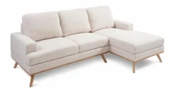 Sofas & Couches-Ecksofa Dan Creme