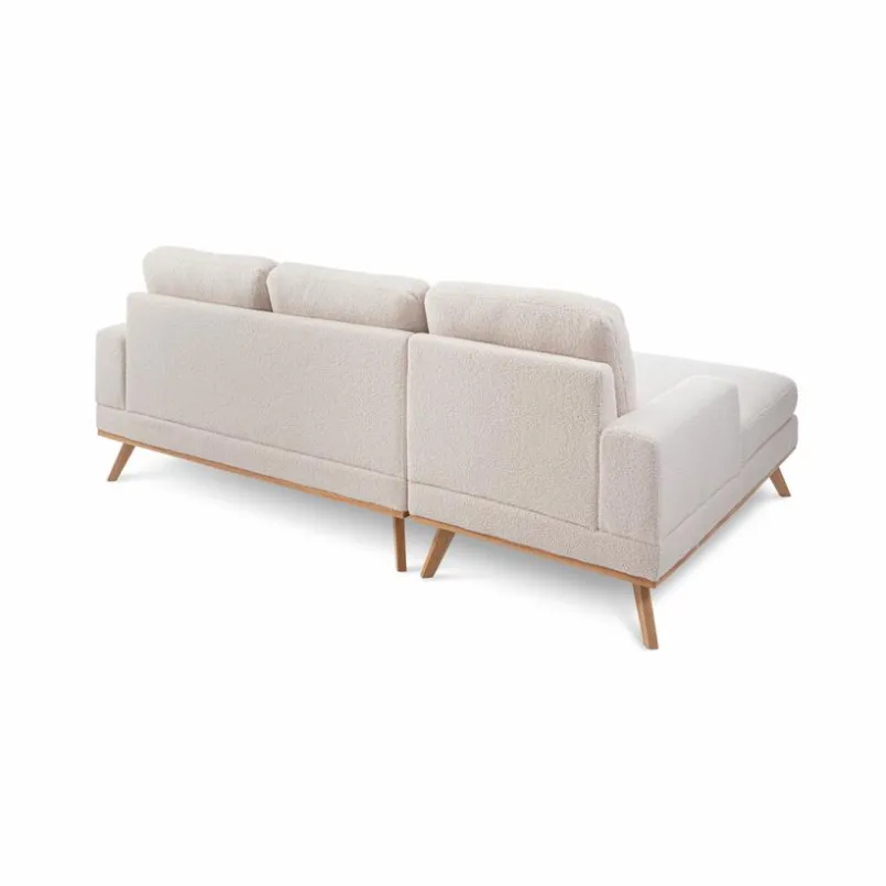Sofas & Couches-Ecksofa Dan Creme