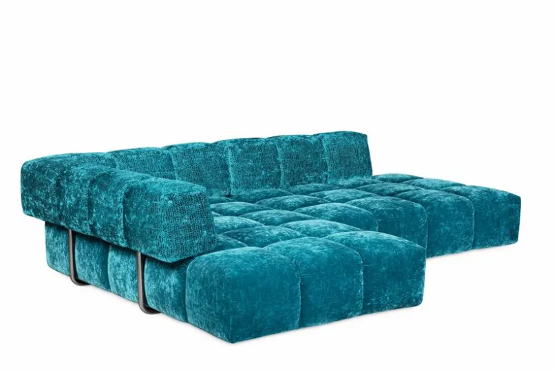 Bretz Sofas & Couches-Ecksofa Edgy Blau