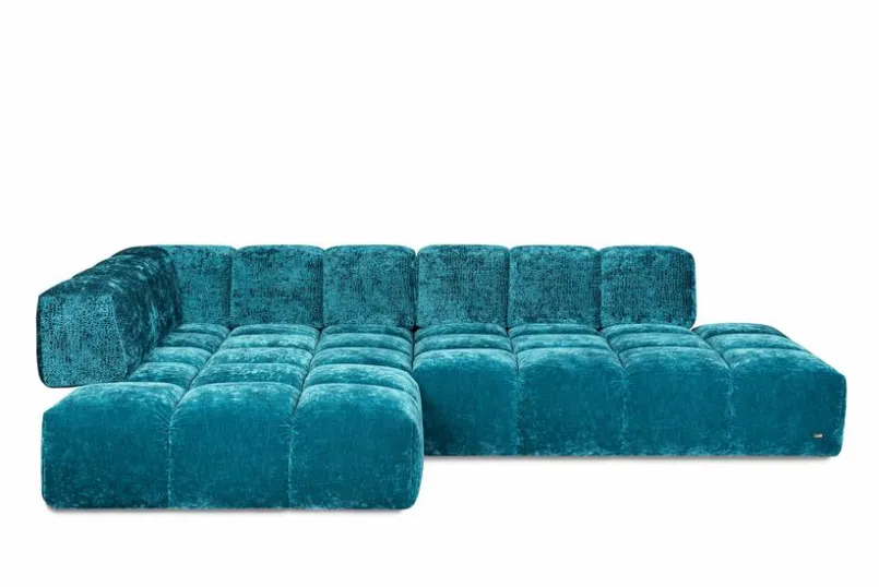 Bretz Sofas & Couches-Ecksofa Edgy Blau