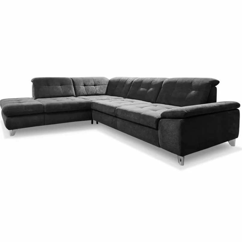 ComfortPlan Sofas & Couches-Ecksofa Elegance Black