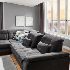 ComfortPlan Sofas & Couches-Ecksofa Elegance Black